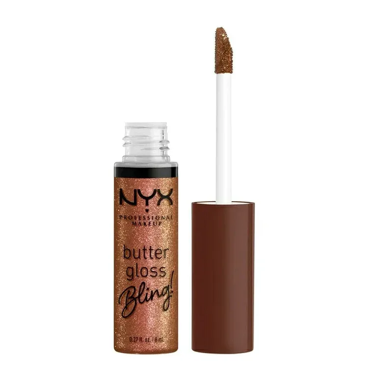 ニックス プロフェッショナル メイクアップ バターグロス ブリング ノンスティッキー リップグロス ハスラ 約8mL NYX Professional Makeup Butter Gloss Bling Non-sticky Lip Gloss, Hustla, 0.27 fl oz 【お取り寄せ商品】
