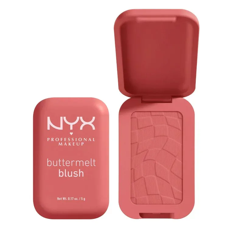 NYX プロフェッショナルメイクアップ バターメルト パウダーブラッシュ フィーリングバッタ NYX Professional Makeup Buttermelt Powder Blush, Feeling Butta 【お取り寄せ商品】