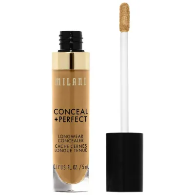 ミラニ コンシール+パーフェクト ロングウェア リキッドコンシーラー 160 ウォームタン 約5mL Milani Conceal + Perfect Longwear Liquid Concealer, 160 Warm Tan, 0.17 fl oz 【お取り寄せ商品】