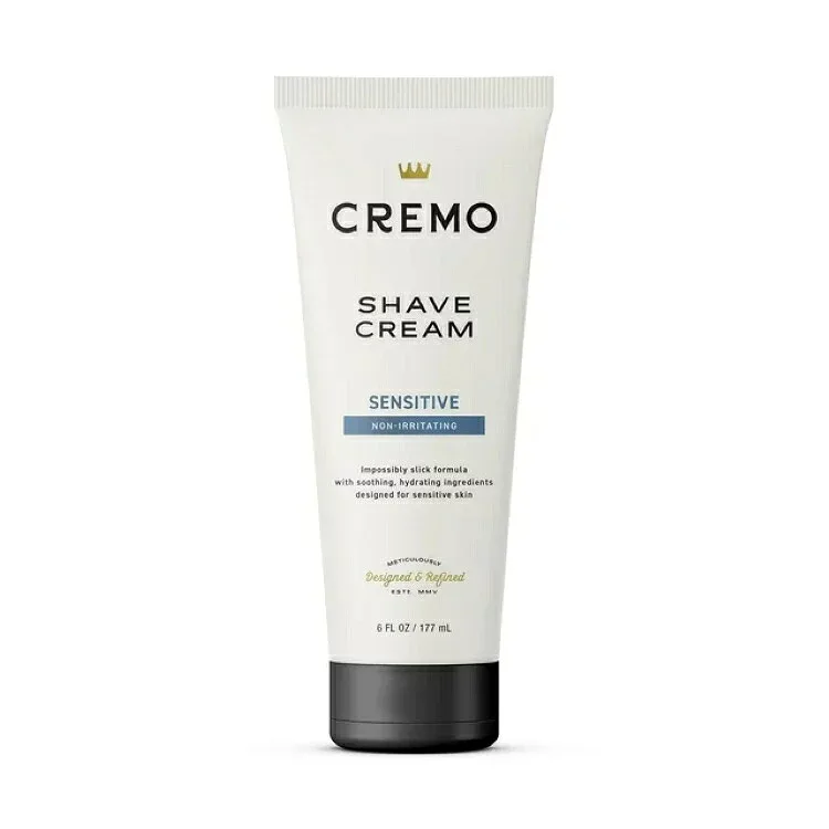 クレモ メンズ 濃縮シェーブクリーム 敏感肌用 無香料 180mL Cremo Sensitive Skin Concentrated Shave Cream, Unscented, 6 fl oz 【お取り寄せ商品】