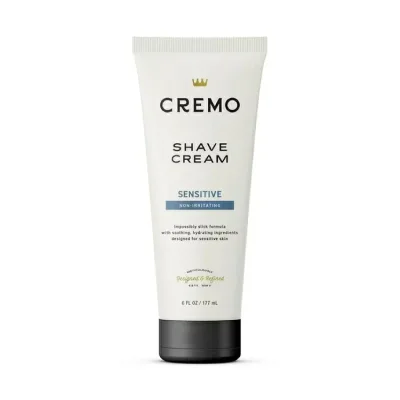 クレモ メンズ 濃縮シェーブクリーム 敏感肌用 無香料 180mL Cremo Sensitive Skin Concentrated Shave Cream, Unscented, 6 fl oz 【お取り寄せ商品】