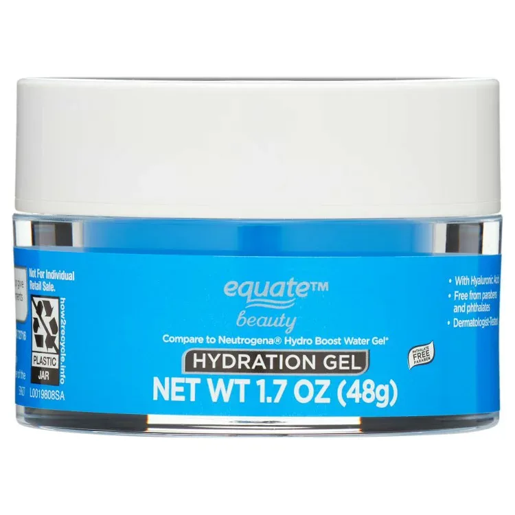 エクエート ハイドレーションジェル ヒアルロン酸配合 フェイスケア用 50g Equate Hydration Gel with Hyaluronic Acid for Moisturizing Face Care, 1.7 oz 【お取り寄せ商品】