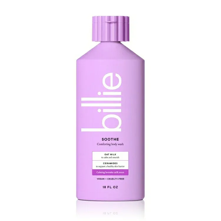 ビリー レディース ボディウォッシュ スーズ カーミングラベンダーミルクの香り 約532mL Billie Soothe Comforting Womens Body Wash, 18 fl oz, Calming Lavender Milk Scent 【お取り寄せ商品】