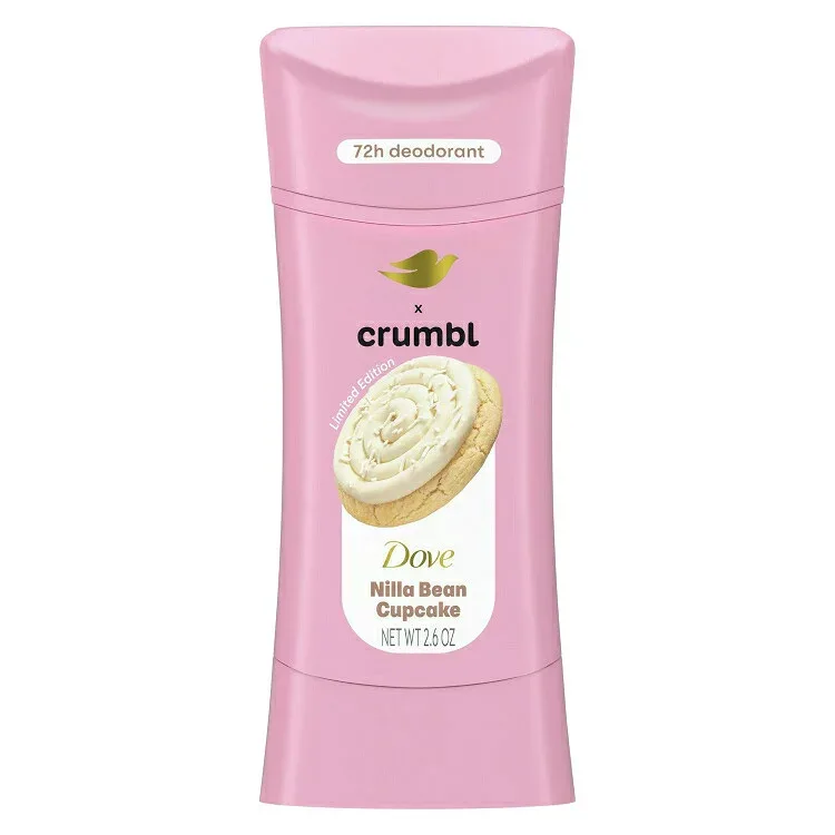 ダヴ クランブル デオドラントスティック クランブル ニラビーン カップケーキ アルミニウムフリー 74g Dove Crumbl Deodorant Stick Crumbl Nilla Bean Cupcake Aluminum Free, 2.6 oz 【お取り寄せ商品】
