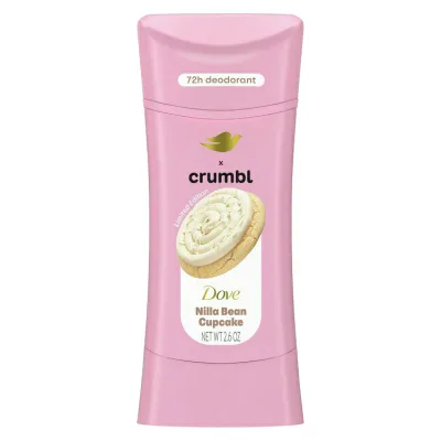 ダヴ クランブル デオドラントスティック クランブル ニラビーン カップケーキ アルミニウムフリー 74g Dove Crumbl Deodorant Stick Crumbl Nilla Bean Cupcake Aluminum Free, 2.6 oz 【お取り寄せ商品】