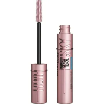 メイベリン スカイハイ WP マスカラ ブラウニッシュブラック 約6mL Maybelline Lash Sensational Sky High Waterproof Mascara Makeup, Brownish Black, 0.2 fl. oz. 【お取り寄せ商品】