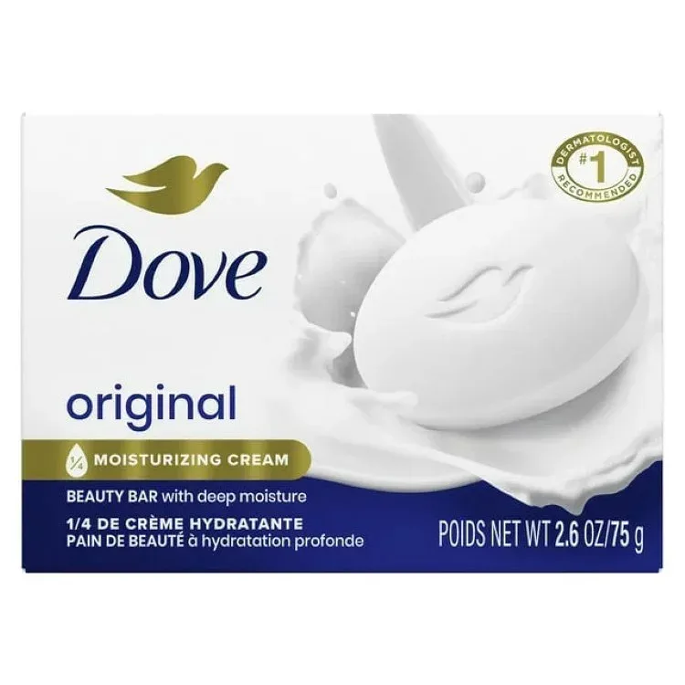 ダヴ ビューティー オリジナル バーソープ 75g Dove Beauty Bar Soap Original 2.6 oz 【お取り寄せ商品】