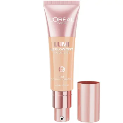 ロレアル パリ ルミ ル グロウ スキンティント ファンデーション ニュートラル 約25mL L'Oreal Paris Lumi Le Glow Skin Tint Foundation Makeup, Neutral, 0.85 fl oz 【お取り寄せ商品】