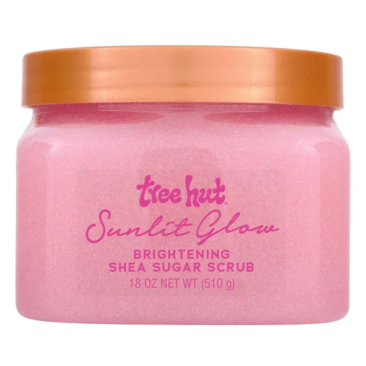 ツリーハット サンリットグロー シアバター シュガーボディスクラブ 約510g Tree Hut Sunlit Glow Shea Butter Sugar Body Scrub, 18 oz 【お取り寄せ商品】
