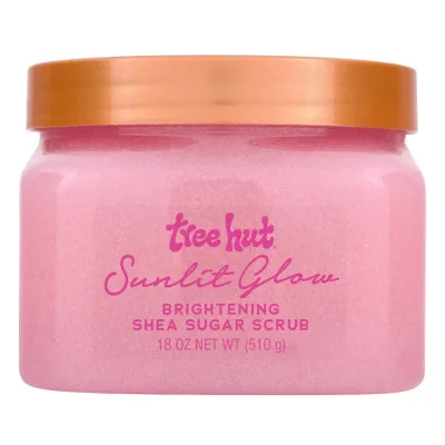 ツリーハット サンリットグロー シアバター シュガーボディスクラブ 約510g Tree Hut Sunlit Glow Shea Butter Sugar Body Scrub, 18 oz 【お取り寄せ商品】