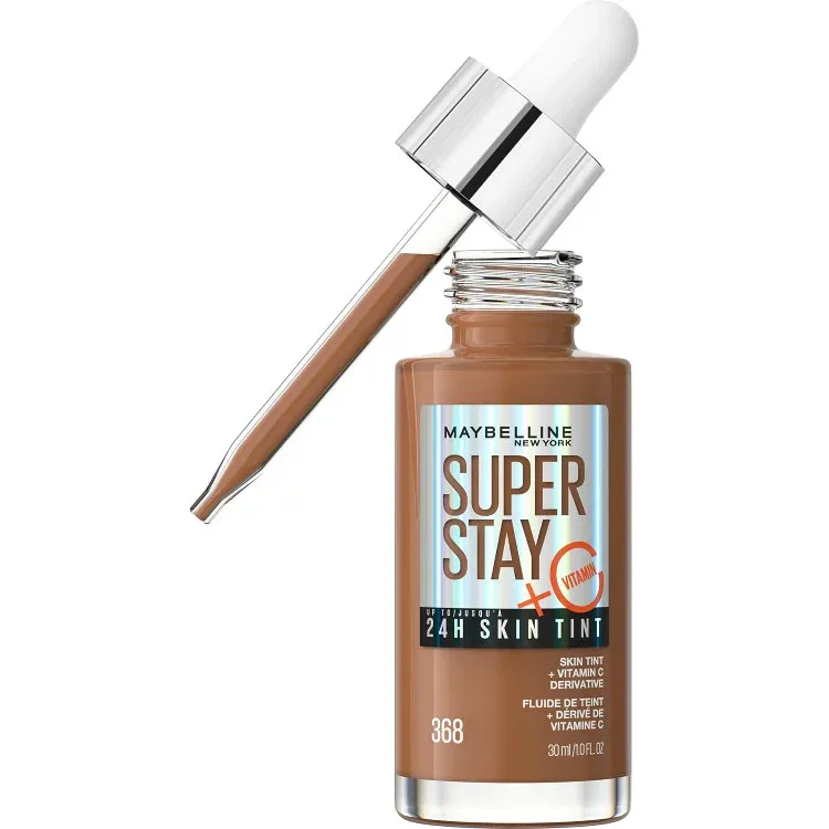メイベリン スーパー ステイ 最長24時間 スキンティント ビタミンC配合 368 約30mL Maybelline Super Stay Super Stay Up to 24HR Skin Tint with Vitamin C, 368, 1 fl oz 【お取り寄せ商品】
