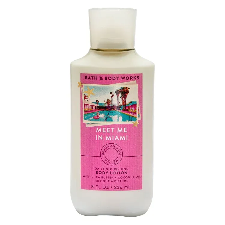 【2個10%・3個20%OFFクーポンあり】バス&ボディワークス ミートミーインマイアミ ボディローション 236ml Bath & Body Works Meet Me in Miami Body Lotion 8 fl oz / 236 ml
