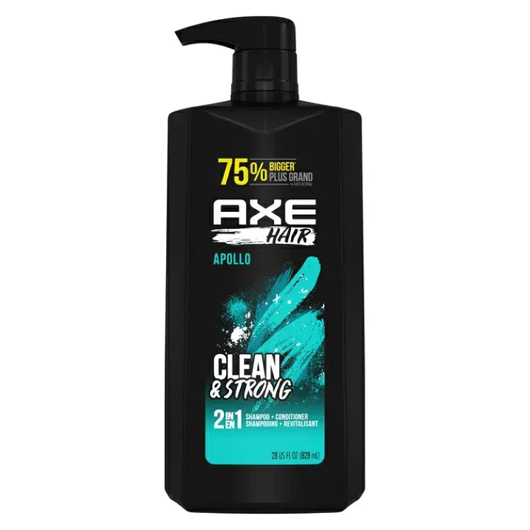 アックス アポロ メンズ 2イン1 シャンプー&コンディショナー セージ&シダーウッドの香り 828ml Axe Apollo Moisturizing 2-in-1 Shampoo and Conditioner, Sage and Cedarwood, 28 fl oz 【お取り寄せ商品】