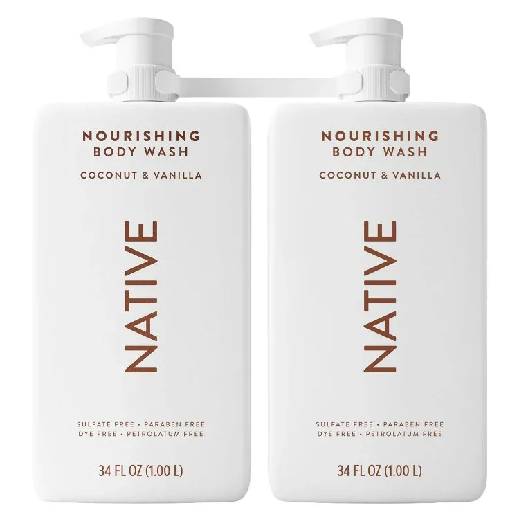 ネイティブ ボディウォッシュ ココナッツ&バニラ 約1L 2本セット Native Body Wash Coconut & Vanilla, 34 fl oz, 2-pack 【お取り寄せ商品】