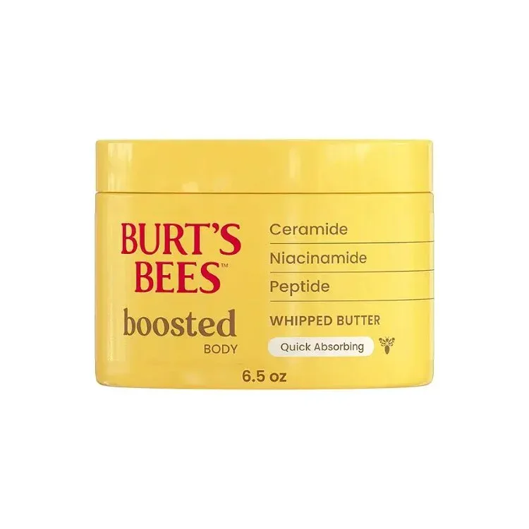 バーツビーズ ブーステッド ボディ ホイップドバター 約184g Burt's Bees Boosted Body Whipped Butter 6.5 oz. 【お取り寄せ商品】
