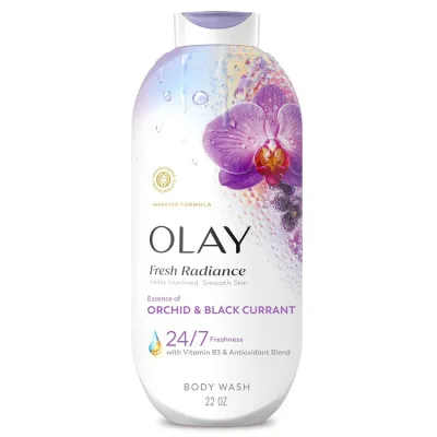オレイ フレッシュラディアンス ボディウォッシュ オーキッド&ブラックカラントの香り 650ml Olay Fresh Radiance Body Wash with Essence of Orchid and Black Currant 650ml 【お取り寄せ商品】