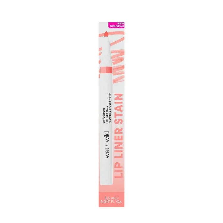 ウェットアンドワイルド パーフェクトパウト リップライナーステイン プリティインヌード 0.5ml Wet n Wild Perfect Pout Lip Liner Stain in Pretty in Nude, 0.017 fl oz 【お取り寄せ商品】