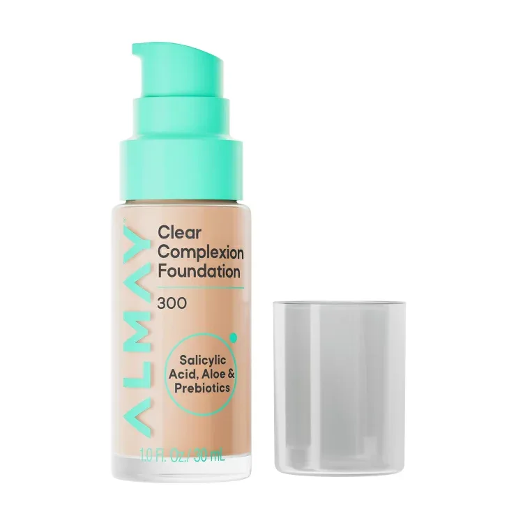 アルメイ クリアコンプレクション ファンデーション オイルフリー 300 30ml Almay Clear Complexion Foundation, Oil-Free Face Makeup, 300, 1 fl oz 【お取り寄せ商品】
