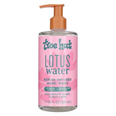 ツリーハット ロータスウォーター セラムインフューズド ハンドウォッシュ 325ml Tree Hut Lotus Water Serum-Infused Hand Wash, 11 fl oz 【お取り寄せ商品】