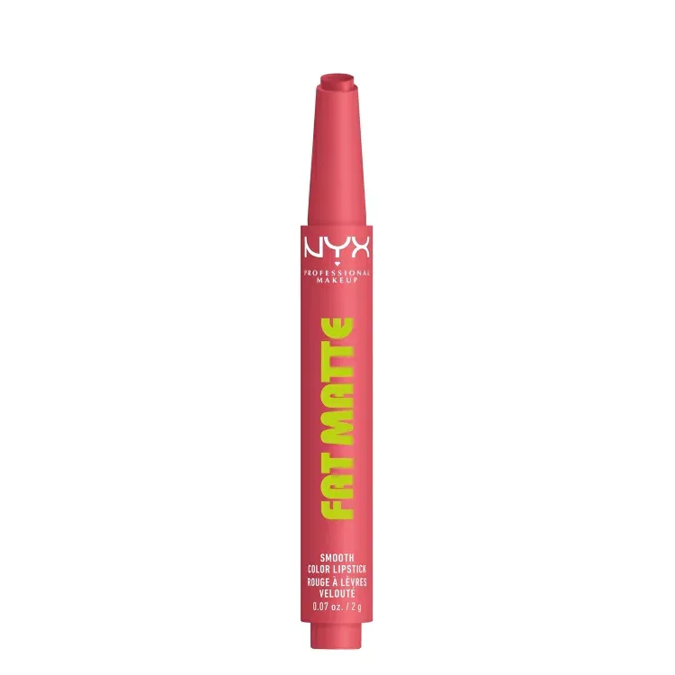 ニックス プロフェッショナル メイクアップ ファットマット リップスティック ピンクパフ 2g NYX Professional Makeup Fat Matte Lipstick, Pink Puff, 0.07 oz 【お取り寄せ商品】