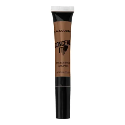 エルエーカラーズ コンシールイット ハイカバレッジ コンシーラー ココア 11.9g L.A. Colors Concealer High Coverage, Conceal it, Cocoa, 0.42 oz 【お取り寄せ商品】
