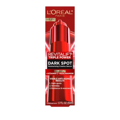 ロレアル パリ リバイタリフト トリプルパワー クリーミー ビタミンCセラム 50mL L'Oreal Paris Revitalift Triple Power Creamy Vitamin C Serum 1.7 fl oz 【お取り寄せ商品】