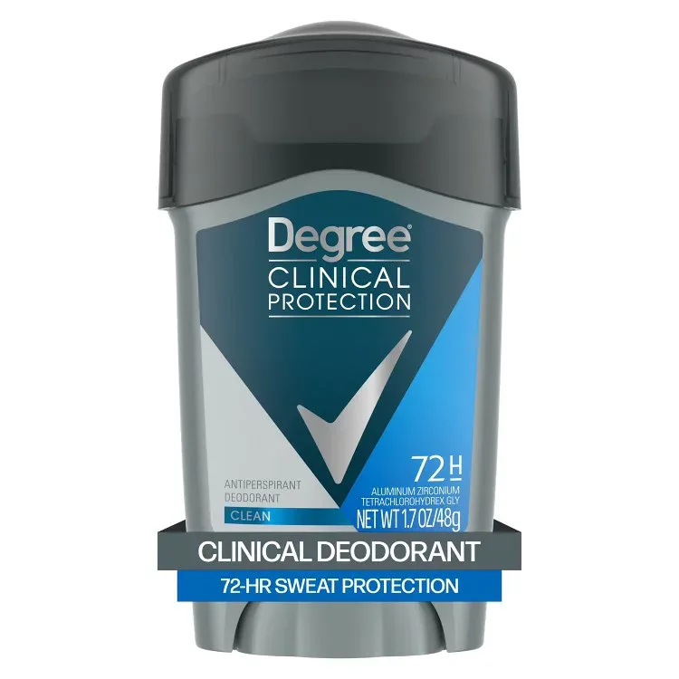 ディグリー メンズ クリニカルストレングス デオドラント クリーン ソフトソリッド 約45g Degree Men Clinical Strength Antiperspirant Deodorant Clean Soft Solid 1.6 oz 【お取り寄せ商品】