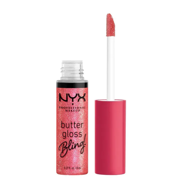 ニックス プロフェッショナル メイクアップ バターグロス ブリング リップグロス 05 シー ガット マネー 約8mL NYX Professional Makeup Butter Gloss Bling Lip Gloss - She Got Money 【お取り寄せ商品】