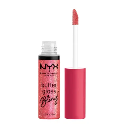 ニックス プロフェッショナル メイクアップ バターグロス ブリング リップグロス 05 シー ガット マネー 約8mL NYX Professional Makeup Butter Gloss Bling Lip Gloss - She Got Money 【お取り寄せ商品】