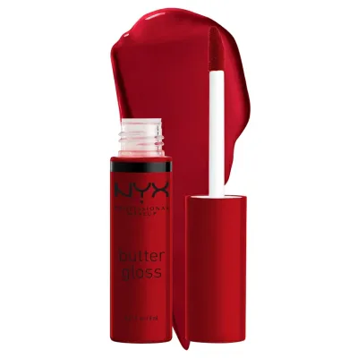 ニックス プロフェッショナル メイクアップ バターグロス 39 ロッキーロード ワイン 約8mL NYX Professional Makeup Butter Gloss - Rocky Road (Wine) 【お取り寄せ商品】