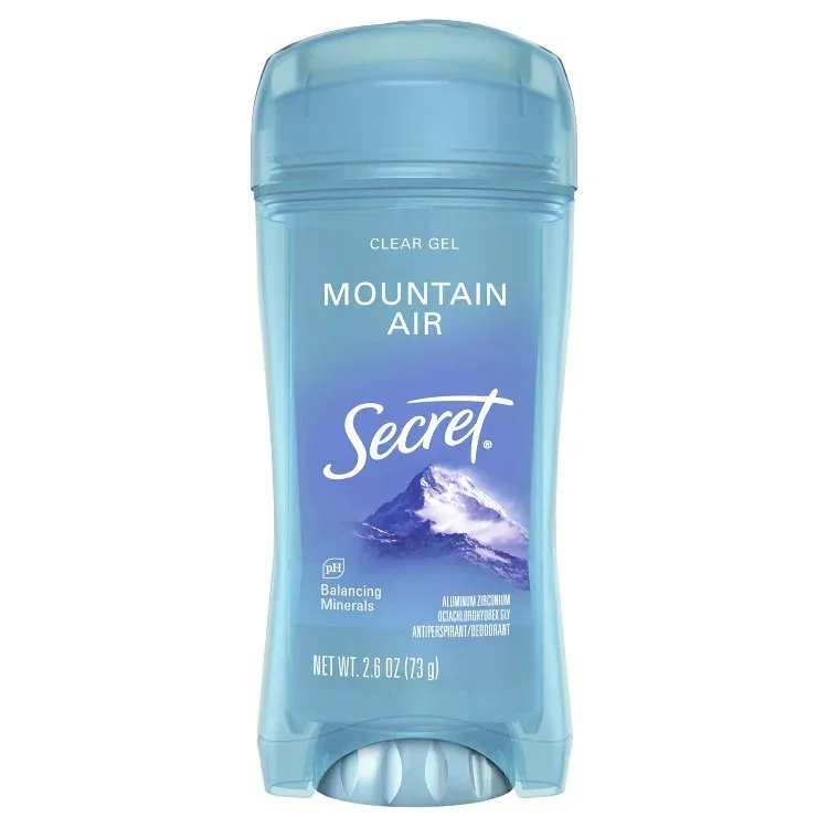 シークレットフレッシュクリアジェル デオドラント 女性用 マウンテンエア 2.6オンス Secret Fresh Clear Gel Antiperspirant & Deodorant for Women Mountain Air 2.6oz 【お取り寄せ商品】