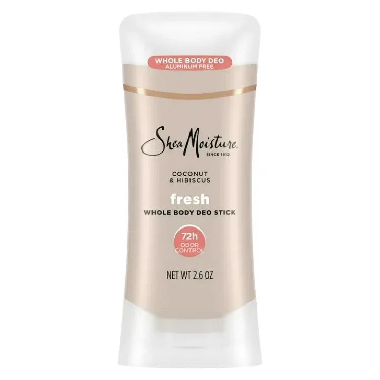シアモイスチャー ホールボディ デオドラント スティック レディース用 フレッシュ アルミニウムフリー 74g SheaMoisture Whole Body Deodorant Stick for Women Fresh, Aluminum Free 2.6 oz 【お取り寄せ商品】