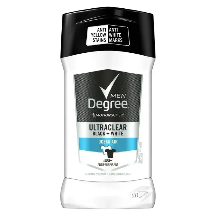 ディグリー 男性用デオドラントスティック オーシャンエアの香り 白残りしにくいタイプ 77g Degree Ultra Clear Long Lasting Men's Deodorant Stick, Ocean Air, 2.7 oz 【お取り寄せ商品】