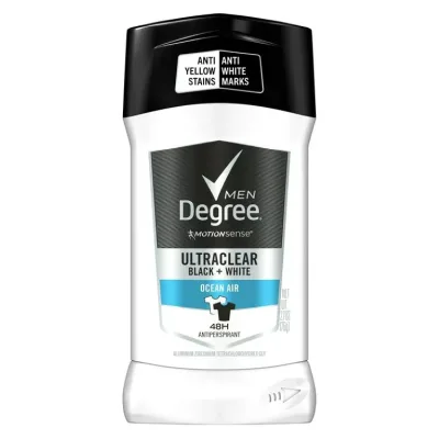 ディグリー 男性用デオドラントスティック オーシャンエアの香り 白残りしにくいタイプ 77g Degree Ultra Clear Long Lasting Men's Deodorant Stick, Ocean Air, 2.7 oz 【お取り寄せ商品】