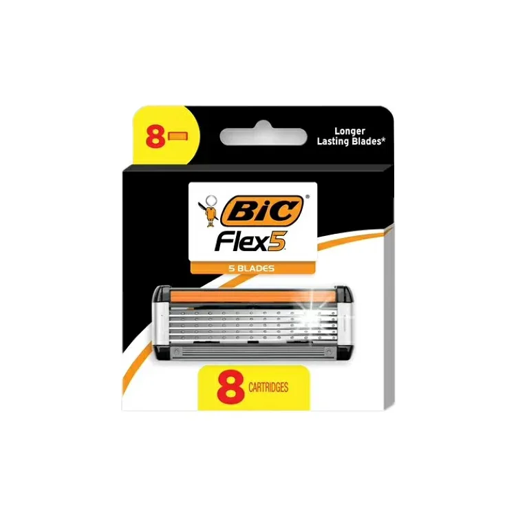 ビック フレックス5 替刃 5枚刃 カミソリ替刃 8個 BIC Flex 5 Refillable 5 Blade Razor Blade Refills, 8-Pack 【お取り寄せ商品】
