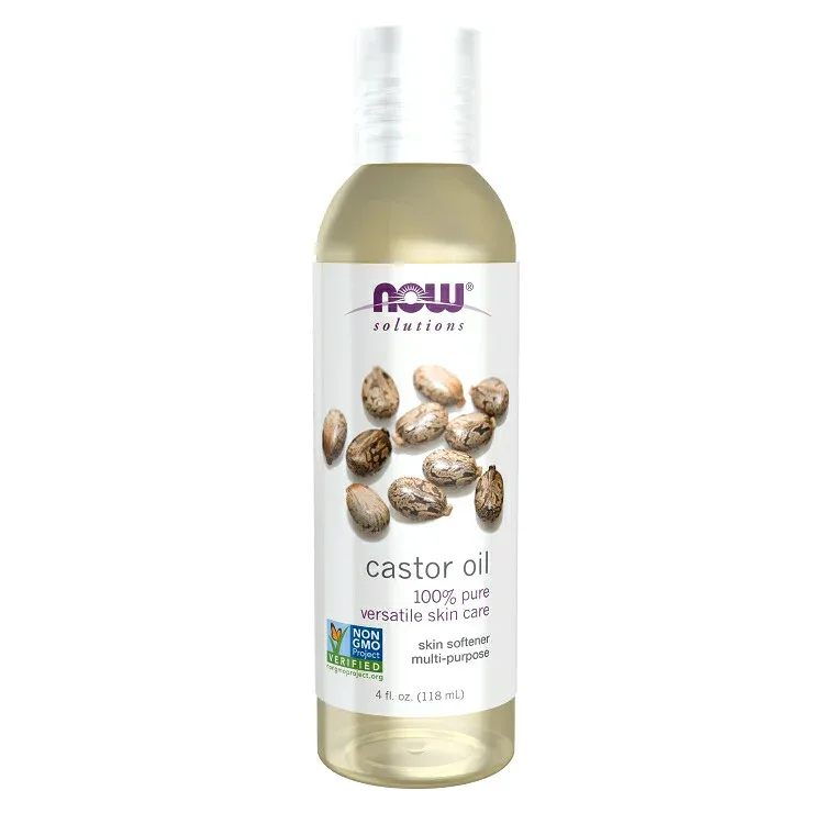 ナウフーズ オーガニック キャスターオイル 118ml(4floz) Now Foods CASTOR OIL キャリアオイル 有機 精油 エッセンシャルオイル