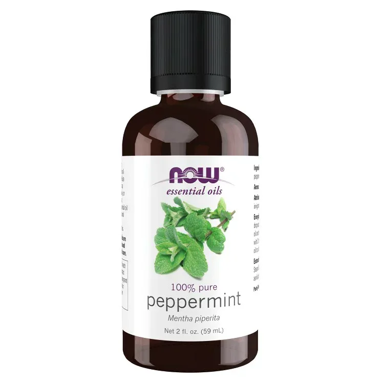 ナウフーズ 100%ピュア エッセンシャルオイル ペパーミントオイル 60ml NOW Foods Essential Oils Peppermint 爽やか アロマ 目覚め ハーブ コスメ