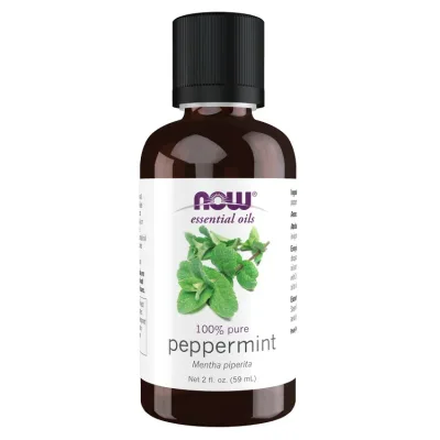 ナウフーズ 100%ピュア エッセンシャルオイル ペパーミントオイル 60ml NOW Foods Essential Oils Peppermint 爽やか アロマ 目覚め ハーブ コスメ