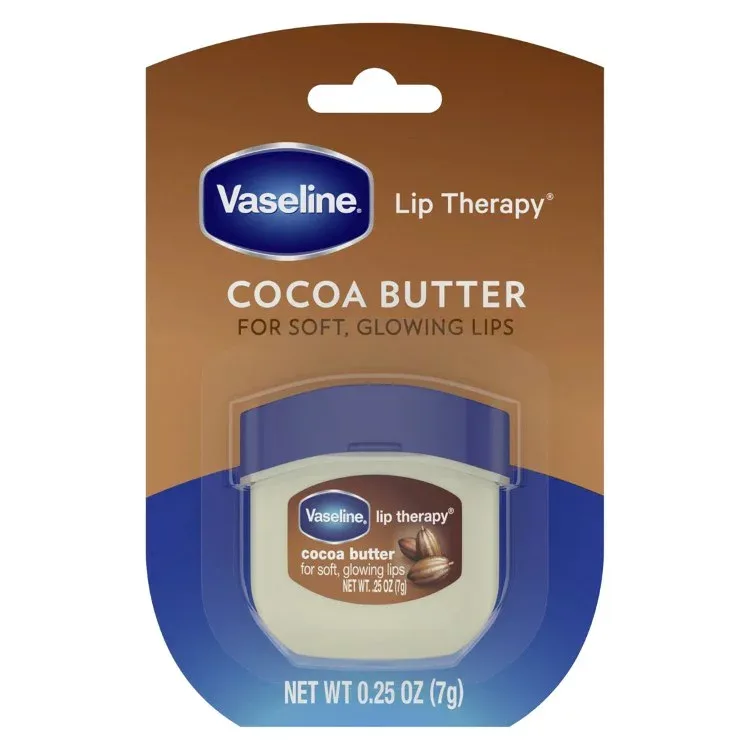 ヴァセリン リップセラピー リップバーム ココアバター ミニサイズ 7g Vaseline Lip Therapy Lip Balm Cocoa Butter Mini, 0.25 oz 【お取り寄せ商品】