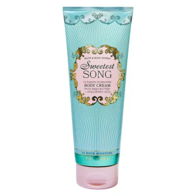 バスアンドボディワークス スウィーテストソング アルティメット ハイドレーション ボディクリーム 226g Bath & Body Works Sweetest Song Ultimate Hydration Body Cream 8 oz / 226 g 【お取り寄せ商品】