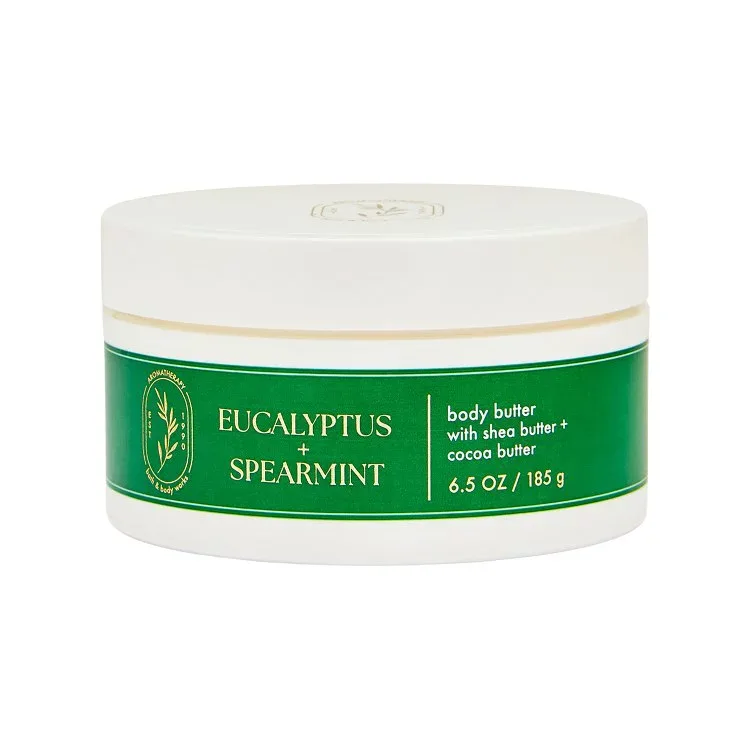 バスアンドボディワークス ユーカリプタススペアミント ボディバター 185g Bath & Body Works Eucalyptus Spearmint Body Butter 6.5 oz / 185 g 【お取り寄せ商品】