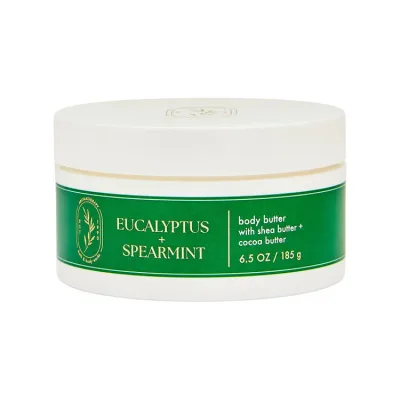 バスアンドボディワークス ユーカリプタススペアミント ボディバター 185g Bath & Body Works Eucalyptus Spearmint Body Butter 6.5 oz / 185 g 【お取り寄せ商品】