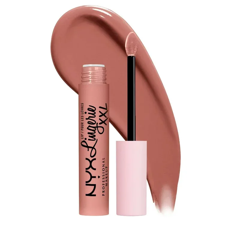 NYX プロフェッショナル メイクアップ リップランジェリー XXL スムースマット リキッドリップスティック アンドレスド NYX Professional Makeup Lip Lingerie XXL Smooth Matte Liquid Lipstick, Undressed 【お取り寄せ商品】