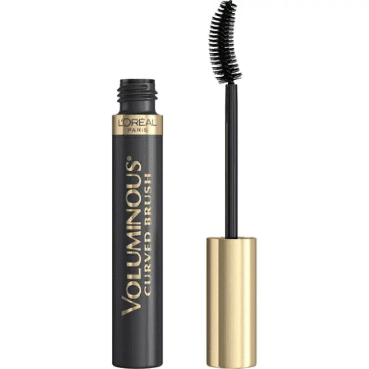 ロレアル パリ ボリューミナス オリジナル カーブブラシ マスカラ ブラック L'Oreal Paris Voluminous Original Curved Brush Mascara, Black 【お取り寄せ商品】