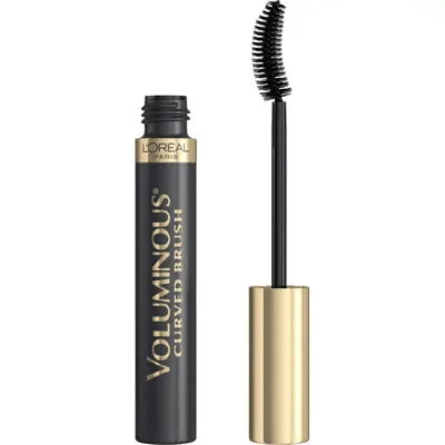 ロレアル パリ ボリューミナス オリジナル カーブブラシ マスカラ ブラック L'Oreal Paris Voluminous Original Curved Brush Mascara, Black 【お取り寄せ商品】