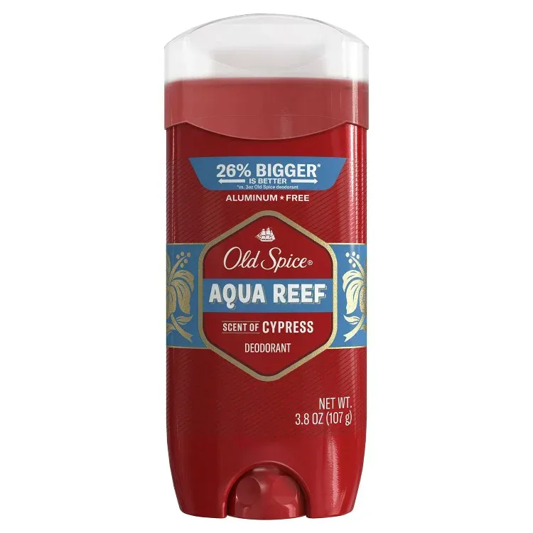 オールドスパイス アルミニウムフリー メンズデオドラント アクアリーフ 約107g Old Spice Aluminum Free Men's Deodorant Aqua Reef 3.8oz 【お取り寄せ商品】