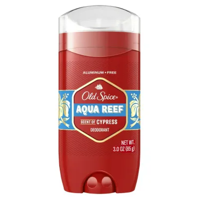 オールドスパイス メンズ アルミニウムフリー デオドラント インビジブル ソリッドスティック アクアリーフ 3.0オンス Old Spice Men's Aluminum Free Deodorant Aqua Reef 3.0 oz 【お取り寄せ商品】