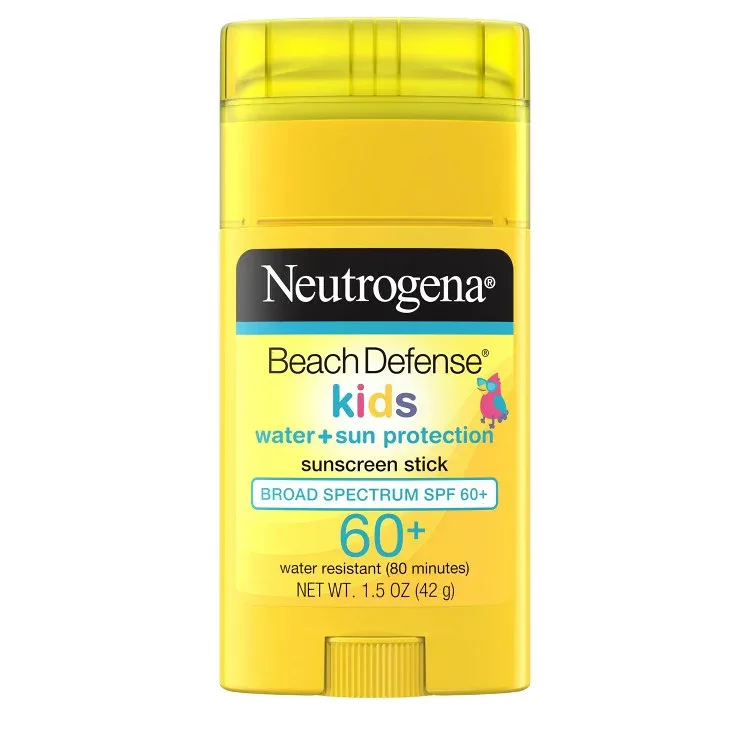 ニュートロジーナ ビーチディフェンス キッズ 日焼け止めスティック SPF60+ 42g Neutrogena Beach Defense Kids Sunscreen Stick SPF 60+, 1.5 oz 【お取り寄せ商品】