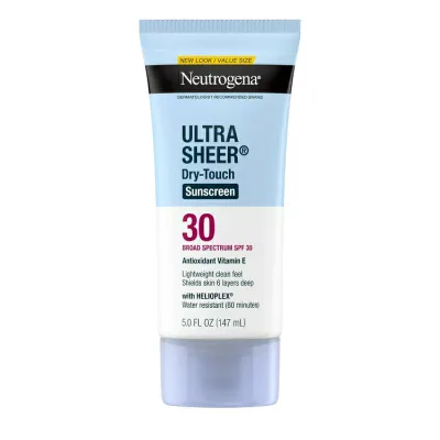 ニュートロジーナ ウルトラシアー ドライタッチ 日焼け止めローション SPF30 147mL Neutrogena Ultra Sheer Dry-Touch SPF 30 Sunscreen Lotion, 5 fl. oz 【お取り寄せ商品】