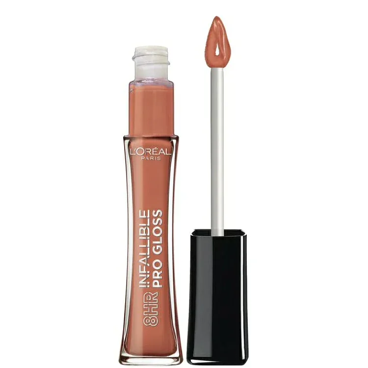 ロレアル パリ インファリブル 8時間 プロ ハイドレーティング リップグロス 815 ベアリーヌード 約6.2mL L'Oreal Paris Infallible 8 Hour Pro Hydrating Lip Gloss, 815 Barely Nude, 0.21 fl oz 【お取り寄せ商品】